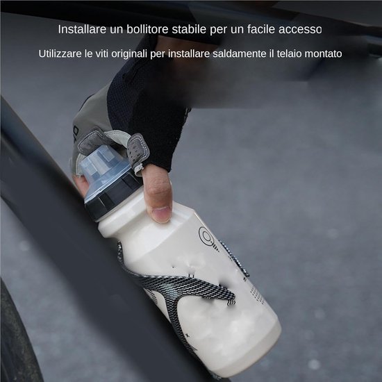 Fiets Waterfleshouder - Fiets Drinkhouder Bekerhouder - Fietsen Hydrateren - Lichtgewicht Stabiele Bevestiging - 14.1 x 7.8 x 8.6 cm — afbeelding 5