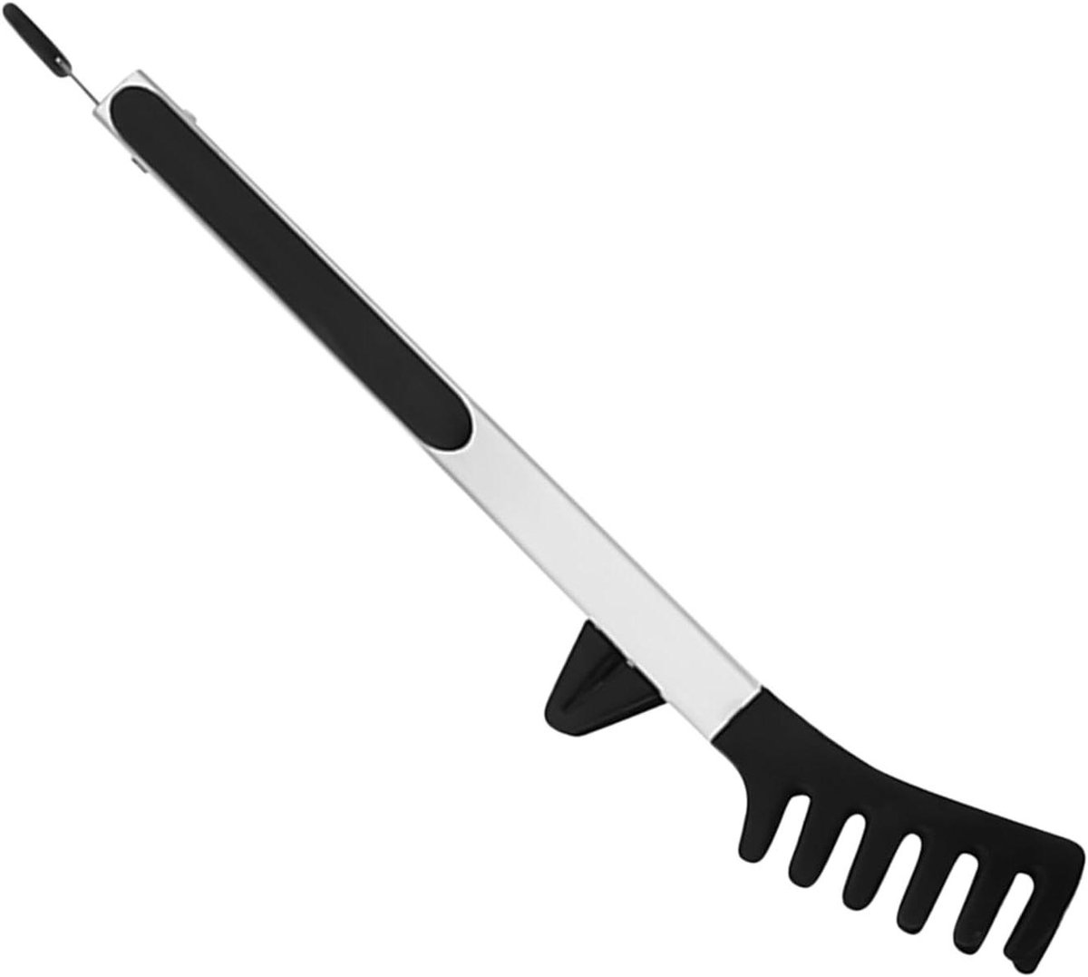 Spaghettitang - Serveertang pasta - Koken en serveren - Zachte siliconenkop - 30 cm - Zwart