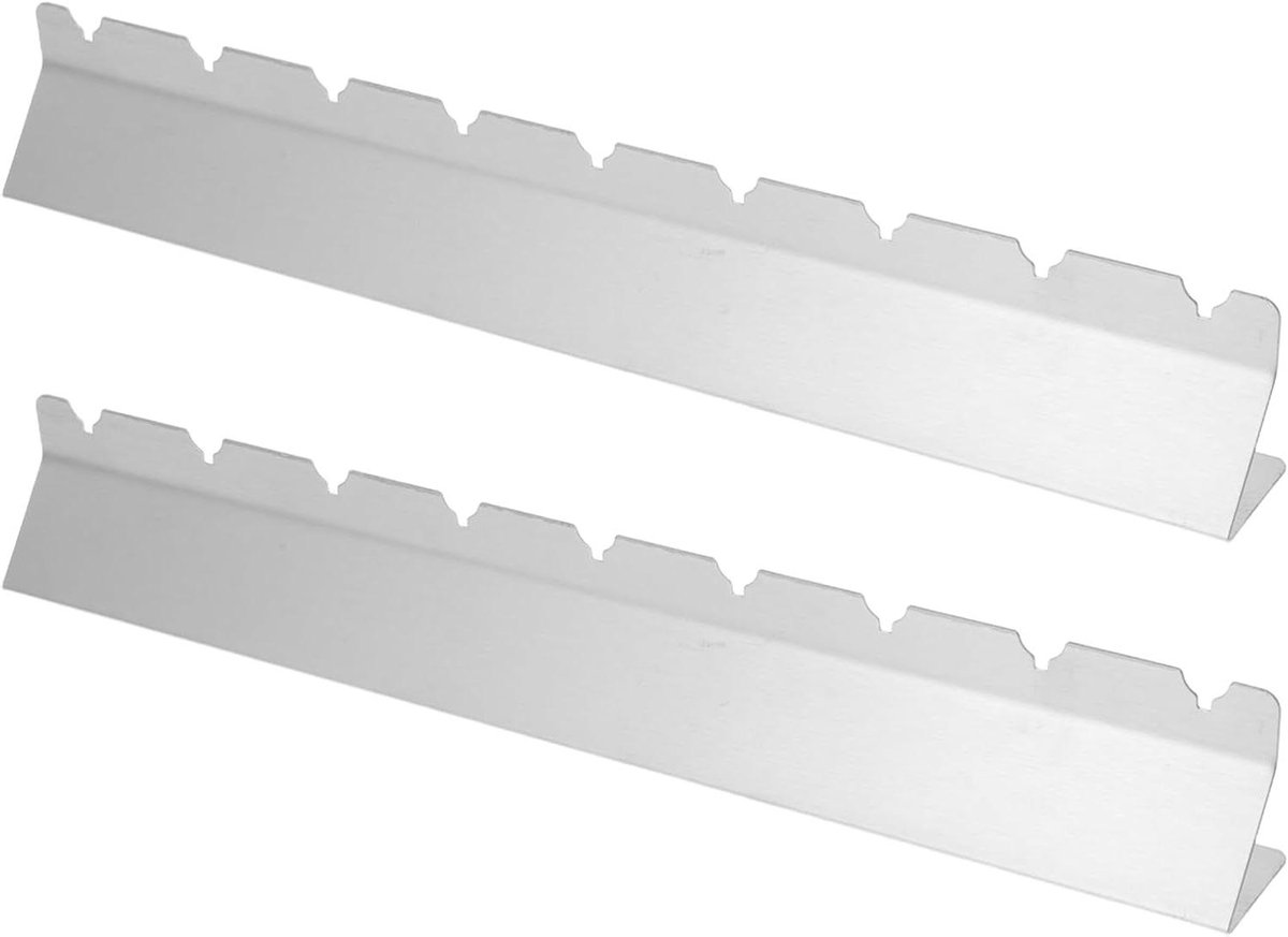 Spiesenhouder - BBQ Accessoire - Barbecueën - Hygiënisch Ontwerp - 37 cm Lengte - Zilver