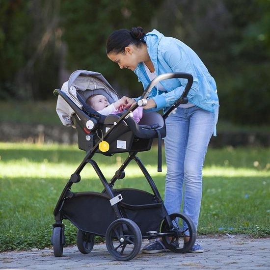 Fopspeen Organizer - Fopspeenhouder Speendoosje - Baby Spullen Opbergen - Stofdicht Ontwerp - 103 x 7 x 58 cm - Geel — afbeelding 4