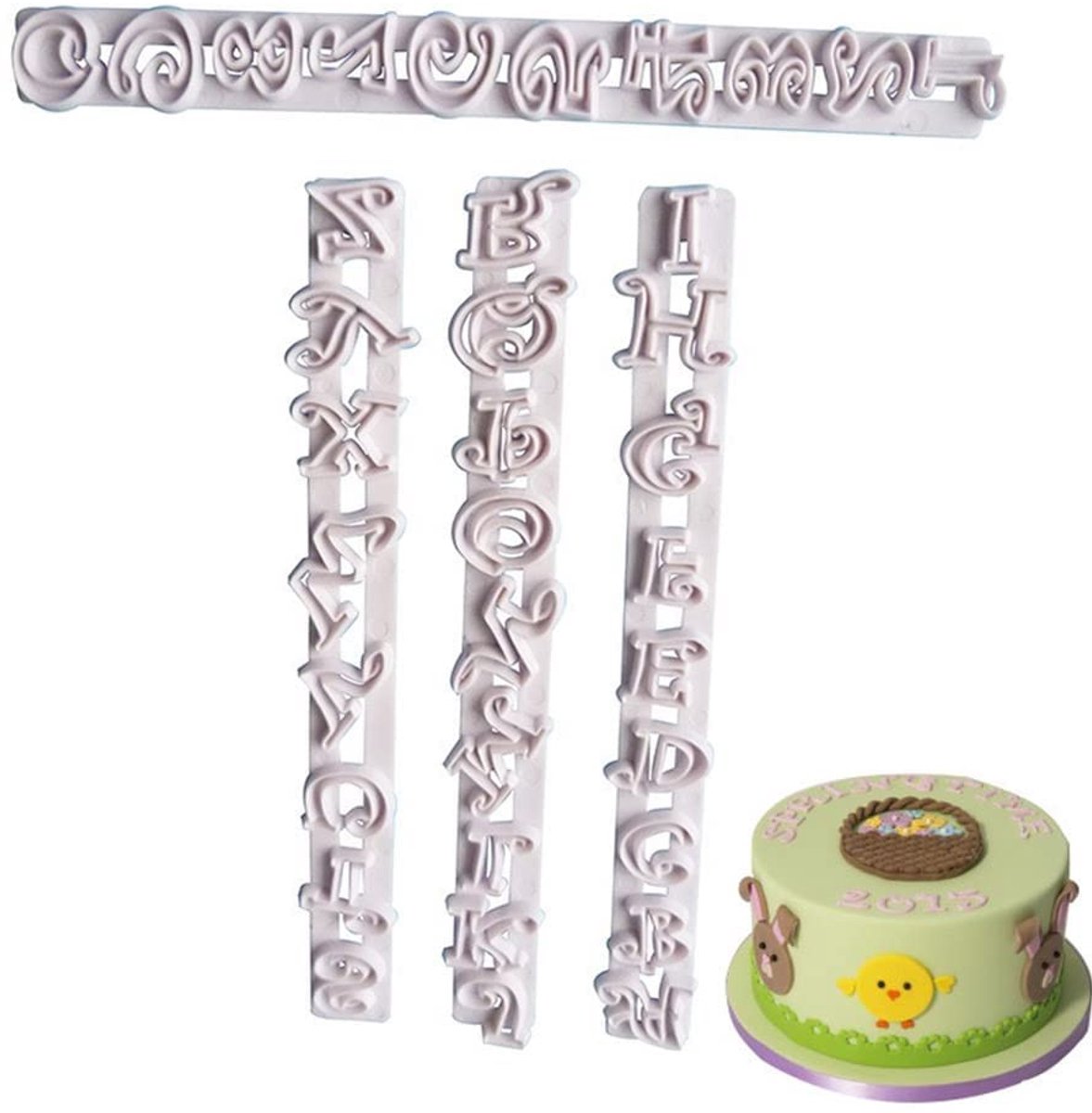 Dailygoods - Fondant Mold voor Cake Decoratie met Bloemen en Bladeren