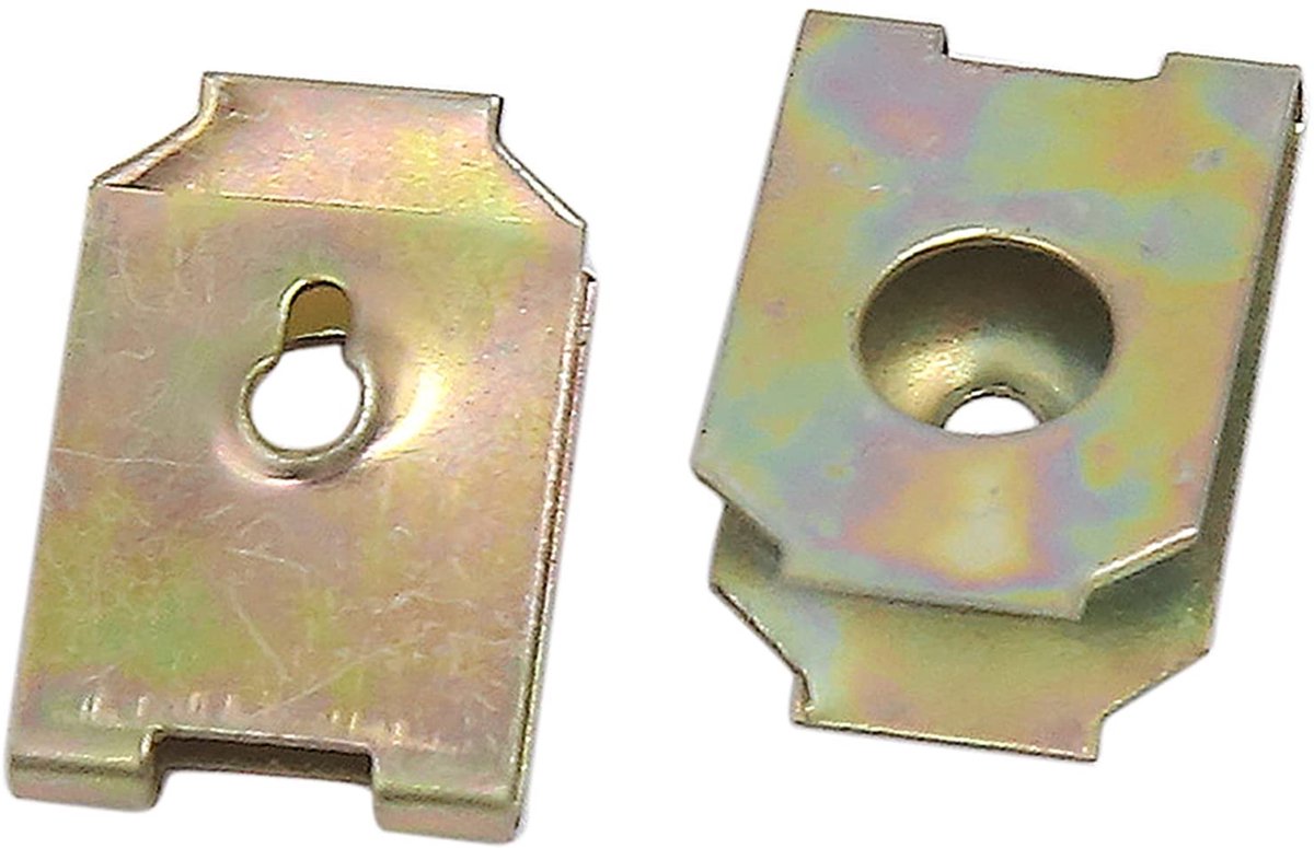 Dailygoods - U-Type Clips 6 mm metaal voor Kabelbevestiging (set van 50)