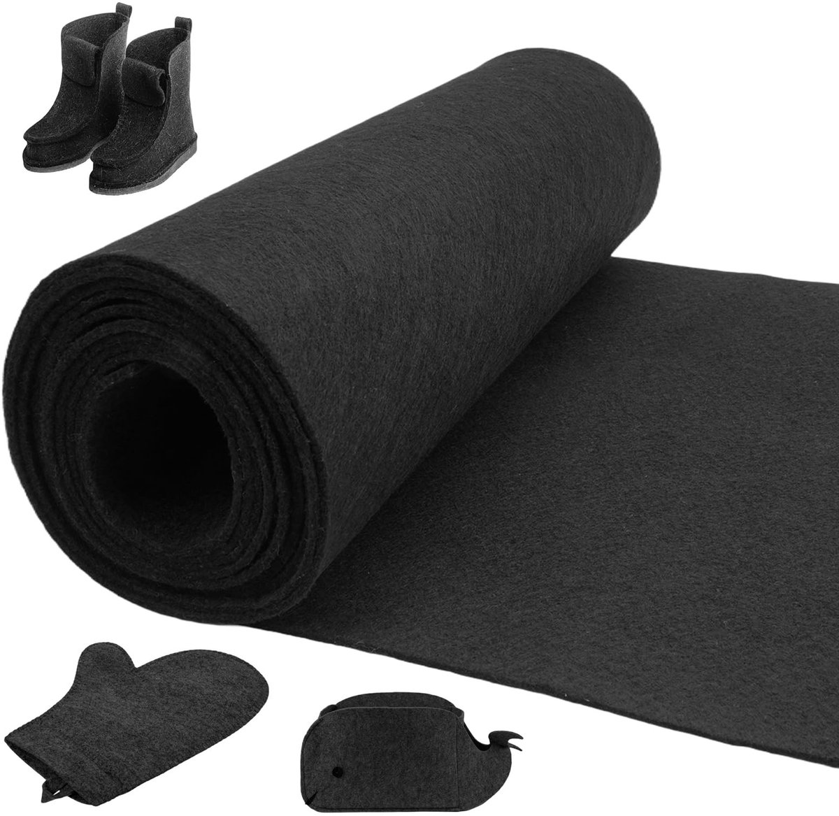 Dailygoods - Viltstof per Meter, 30 x 250 cm, Ideaal voor Doe-Het-Zelf Projecten