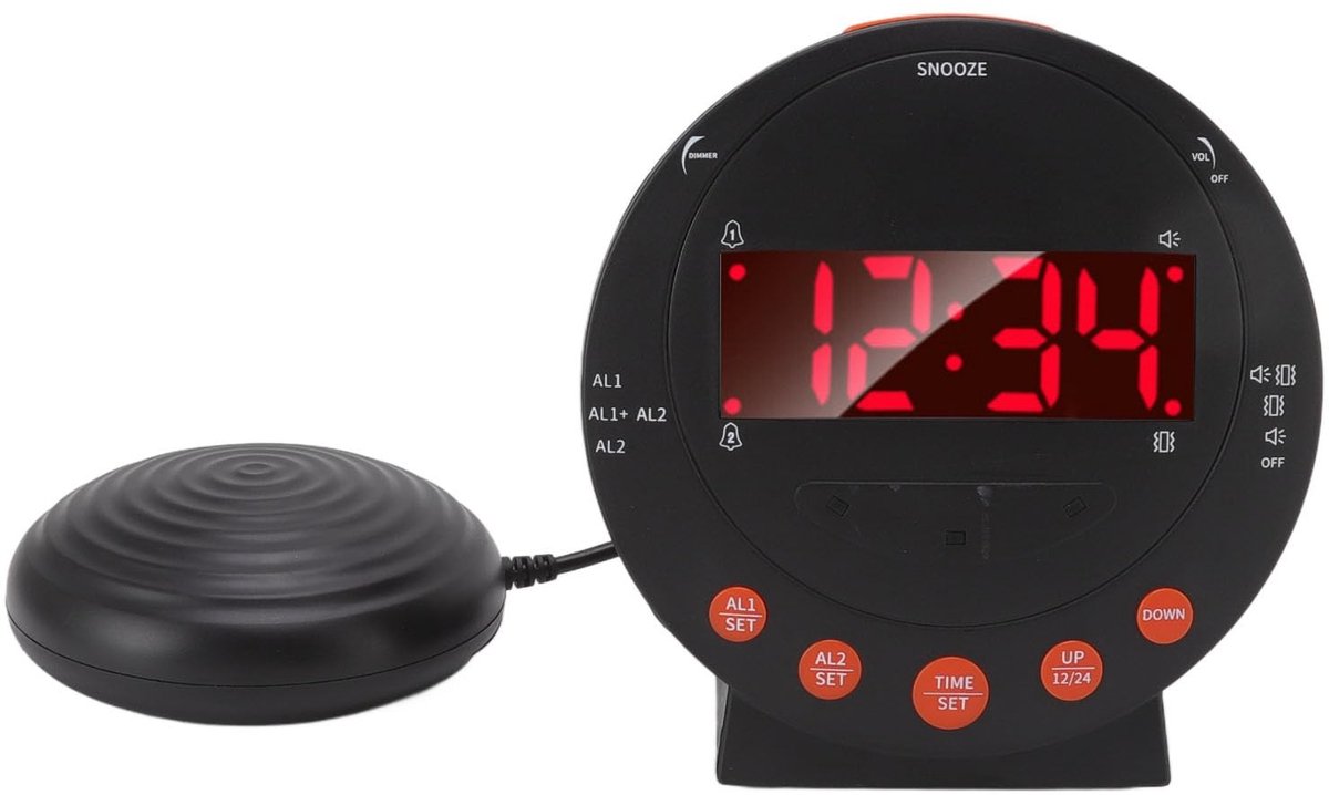 Dailygoods - Innovra - Dailygoods - Digitale Trilwekker met 110 Decibel Alarm voor Studenten en Ouderen