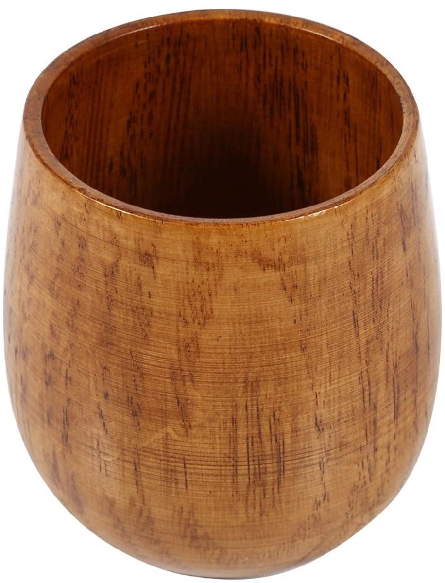 Dailygoods - Handgemaakte Houten Mok voor Koffie en Thee
