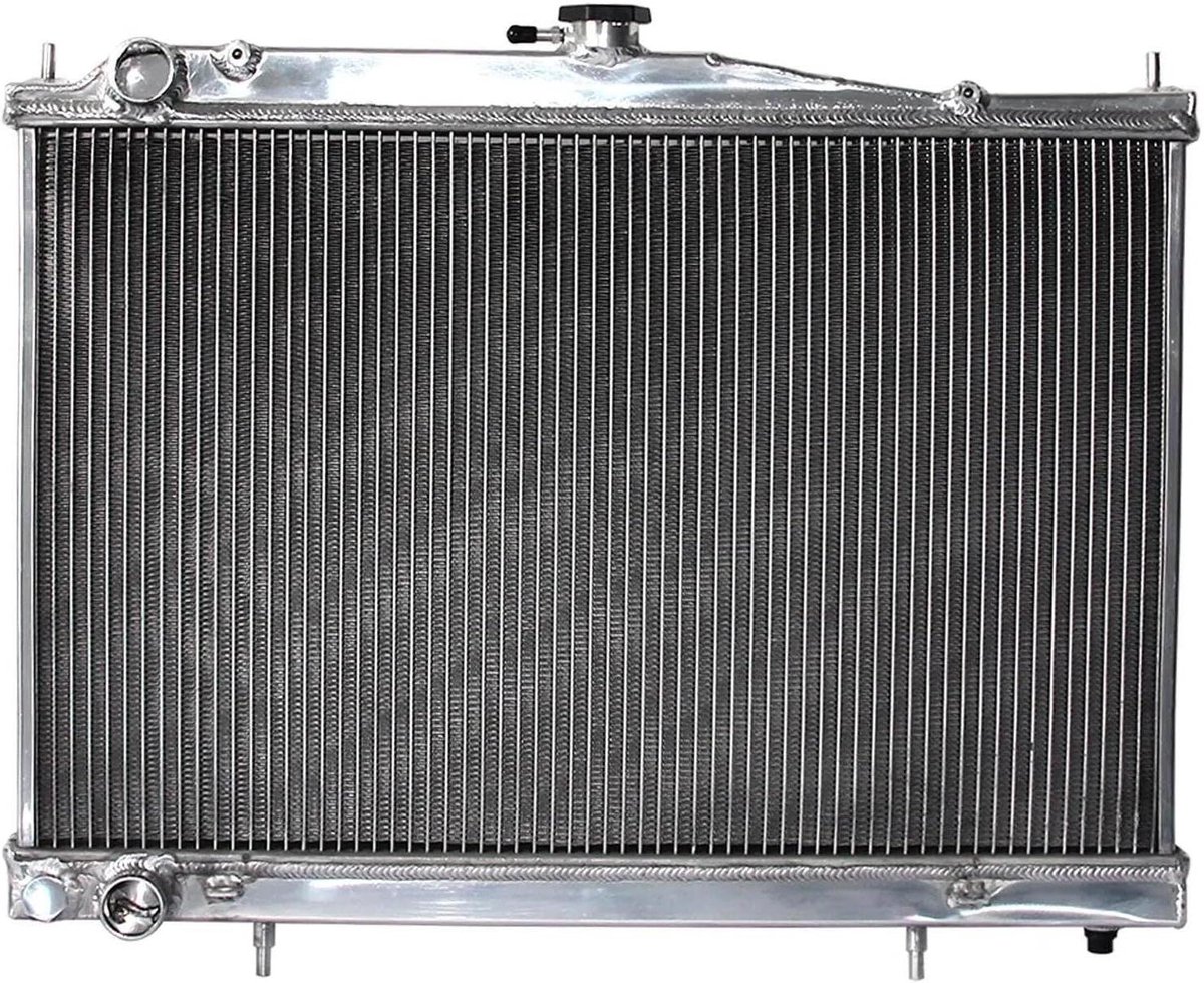 Voor Nissan Voor Skyline R33 R34 Voor Stagea GTS 1993-2006 Handgeschakeld MT 21460AA000 21460AA007 2-rijige Aluminium Autoradiator MENSUNUBNM