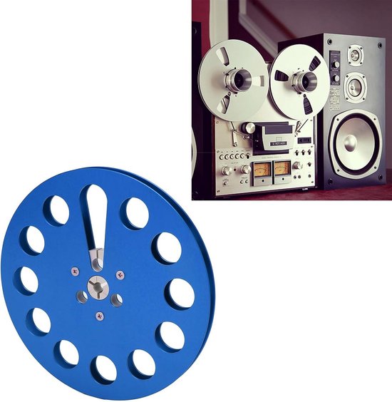 Lege 1/4 7 Inch Tape Reel voor Open Reel Audio-opnames, Universele Geluidsband met 11 Gaten voor Tape Recorders, Ideaal voor Geluidsregistratie en Archivering van Merkloos — afbeelding 3