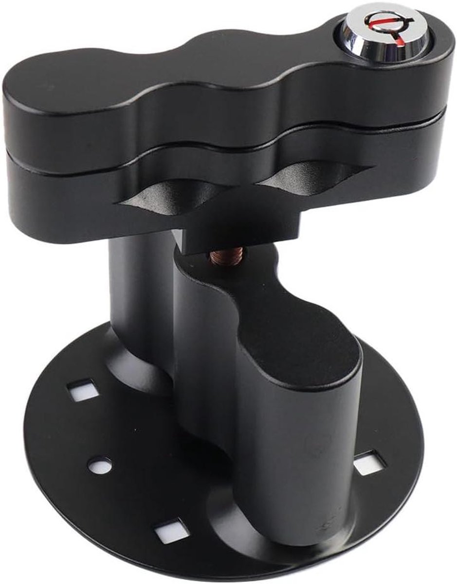 Pack Mount - Opbergbevestiging - Outdoor Uitrusting - Met Sleutel - 1 Stuk - Zwart