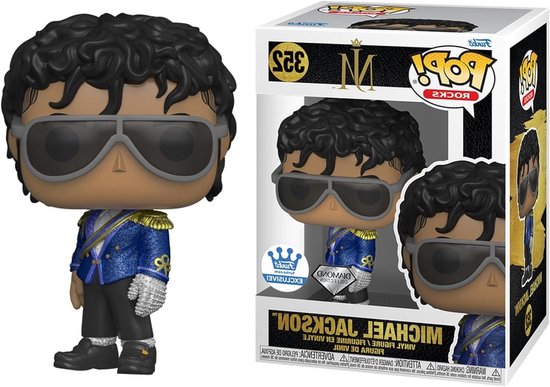 Verzamelbeeldje Michael Jackson - Grammy figuur - Verzamelen en display - Exclusieve Diamond Collection - 3 3/4 inch