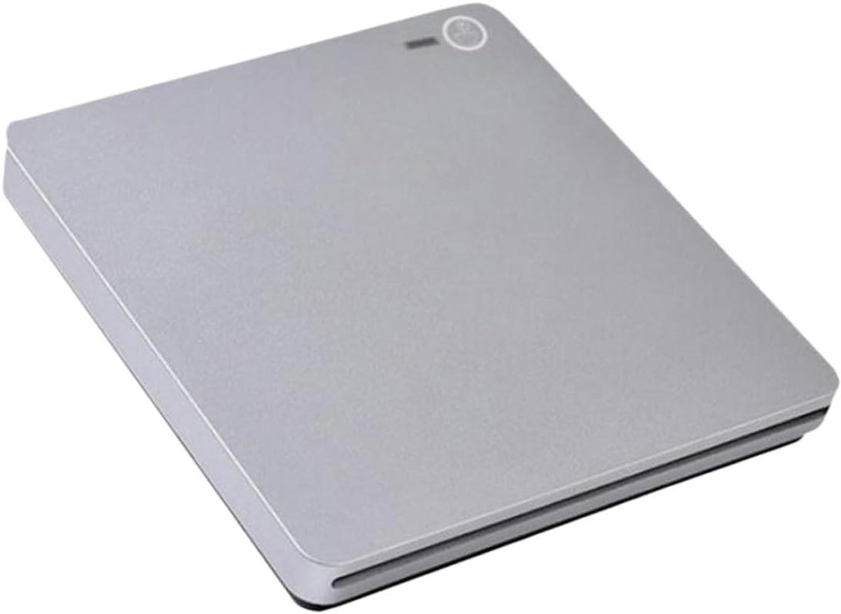 Externe Cd Brander - Optisch Station - Muziek En Films - Ultradun Ontwerp - 15 cm - Zilver