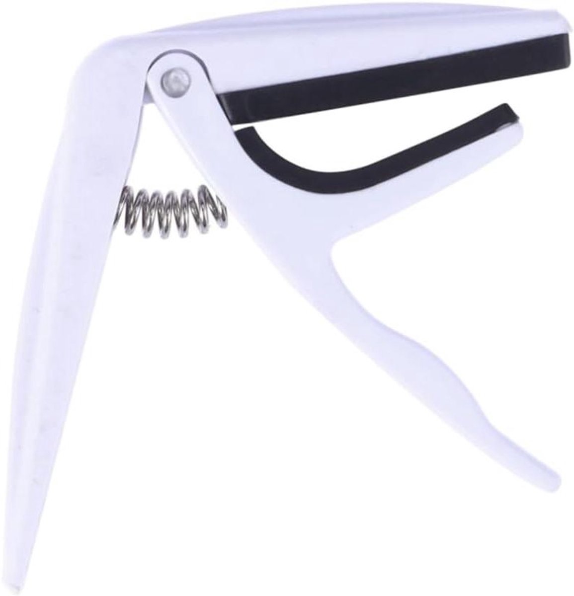 Gitaar Capo - Instrument Klem - Muziek Maken - Lichtgewicht Zinklegering - Medium - Wit