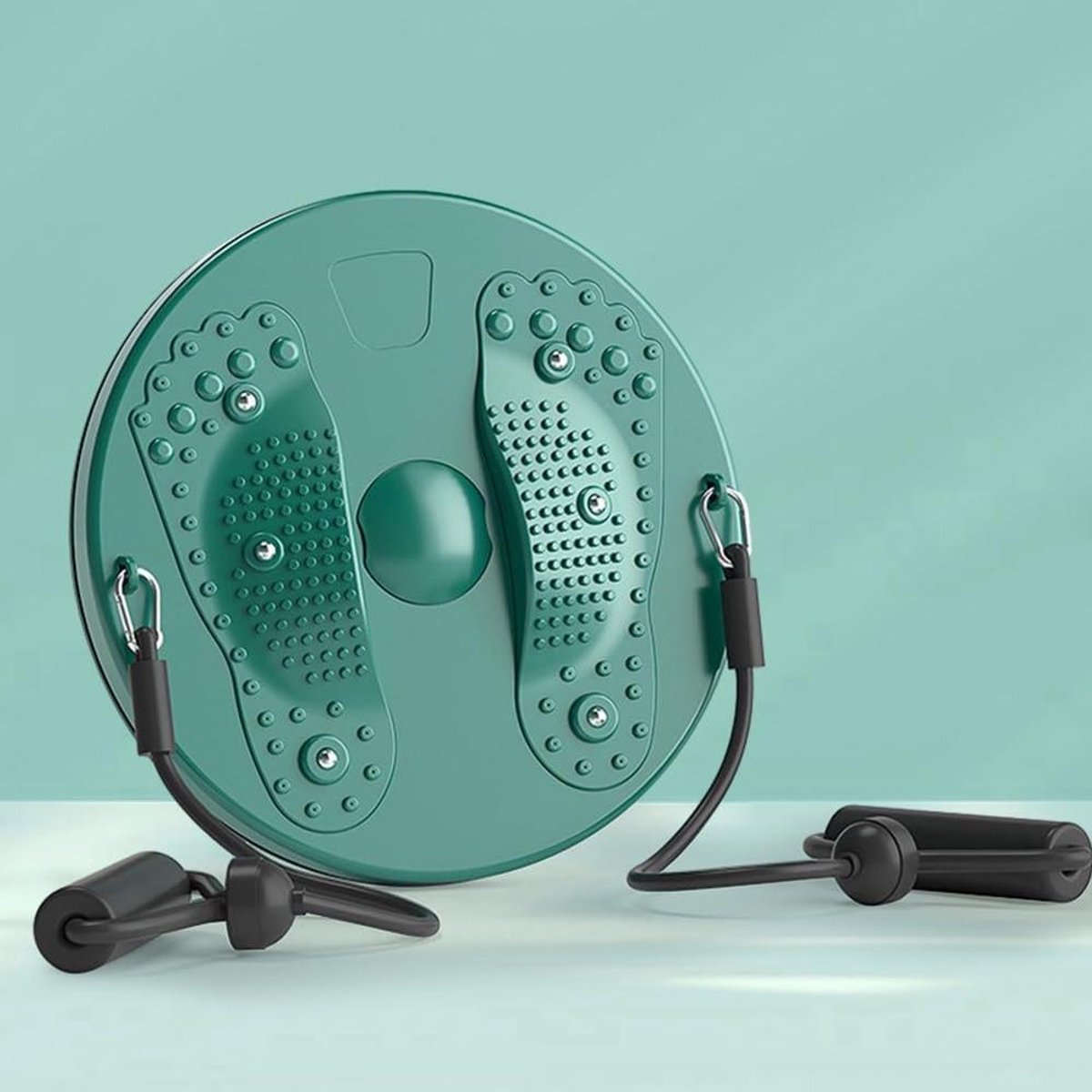 Taille Trimmer - Balans Schijf - Core Training - Met Voetmassage - 300kg Belasting - Groen