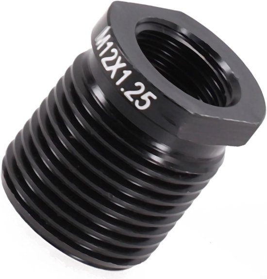 Schakelknop Adapter - Versnellingspook Houder - Auto Interieur Upgrade - Aluminiumlegering Materiaal - M8 tot M14 - Zwart — afbeelding 5