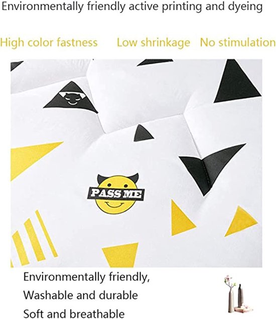 Vloermatras - Tatami mat - Comfortabel slapen - Zacht en ademend - 120x200cm - Veelkleurig — afbeelding 5