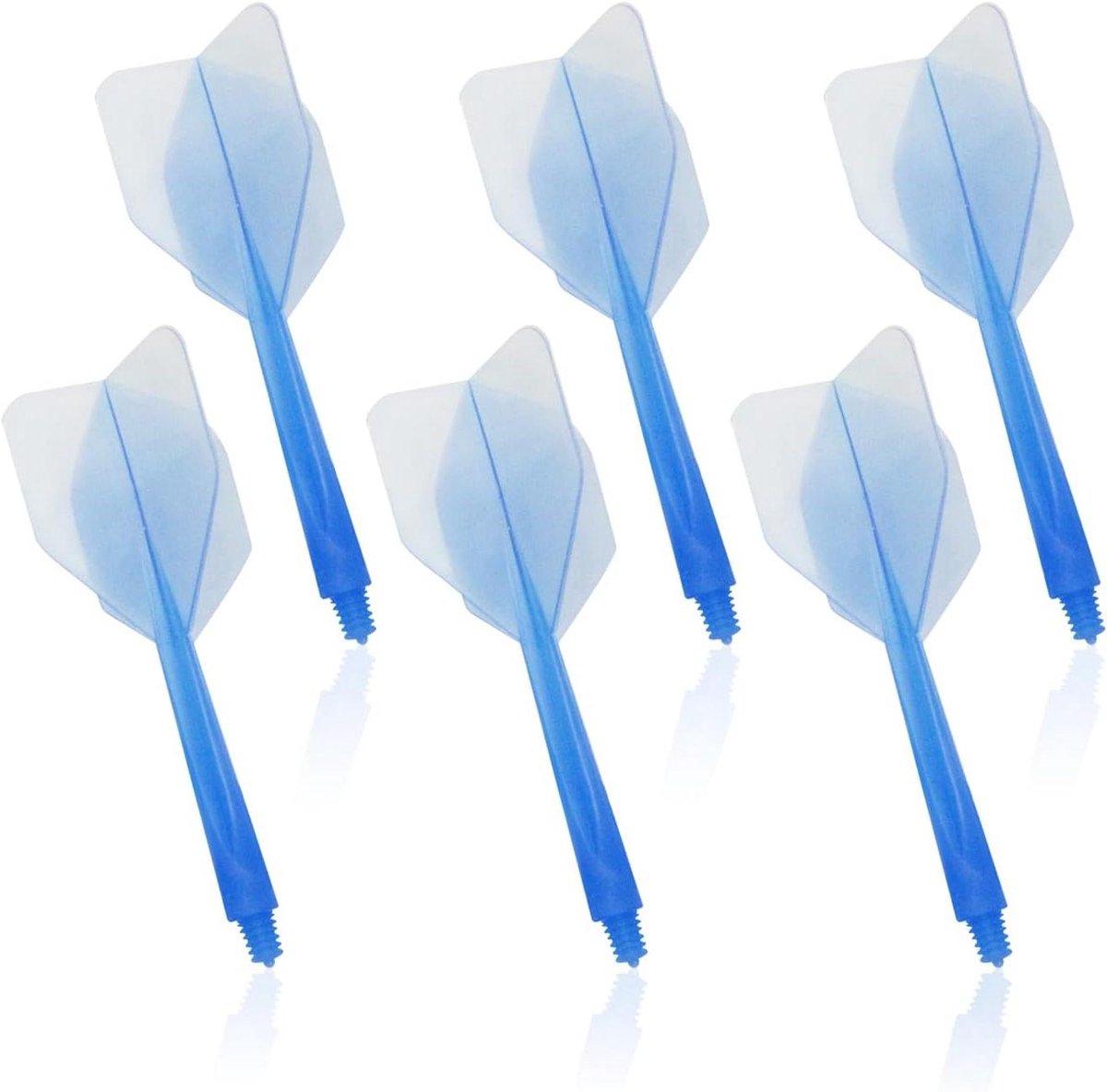 Dart Accessoires - Dartonderdelen Set - Precisie Werpen - Geïntegreerd Ontwerp - 6 Stuks 8 cm - Blauw