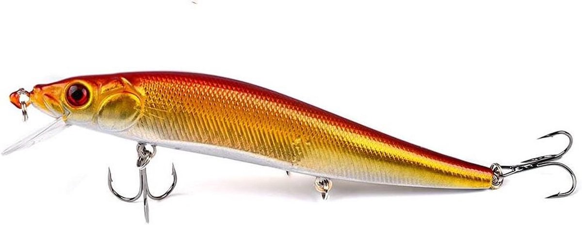 Kunstmatig Hard Aas - Zwem Swimbait - Roofvissen Vangen - Natuurgetrouwe Zwembeweging - 135mm 22.5g - Veelkleurig