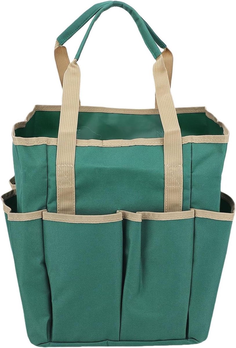 Grote Oxford-tas - Draagbare organizer - Spullen opbergen - Meerdere vakken - 30x20x6 cm - Zwart