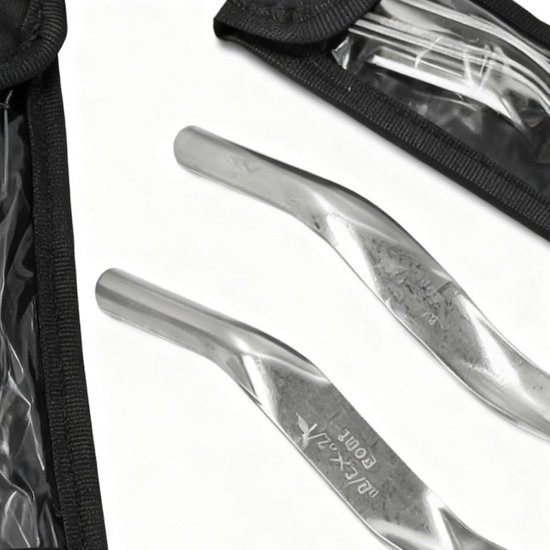 Voegengereedschap Set - Kitspuit Hulpmiddel - Tegels Afwerken - Dubbele Kop Ontwerp - 3 Stuks - Zilver — afbeelding 2