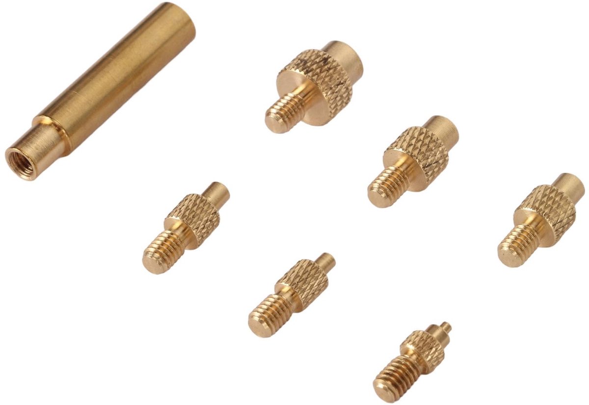 Cosensi - Dailygoods - Dailygoody - Soldeerbouttips - Soldeerpunt voor 3D-printer - Universele inzetstukken - Geschikt voor M2 M2.5 M3 M4 M5 M6 M8 - Precisie en gebruiksgemak