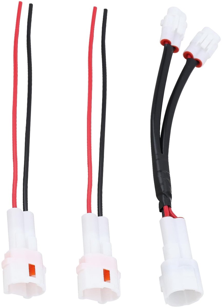 Cosensi - Set van Power Outlet Splitter met USB-oplader voor Motorrijders
