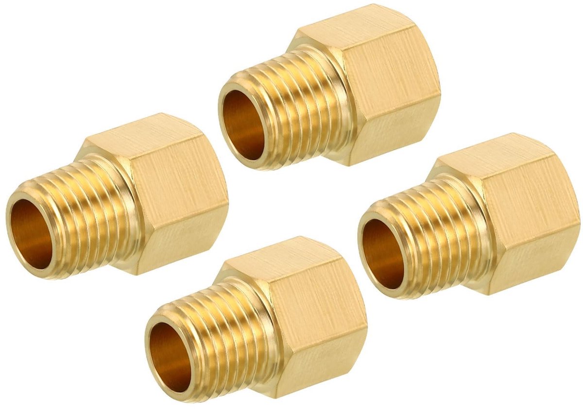 Dailygoods - Messing Pijp Fitting Hex Reducer Adapter Set