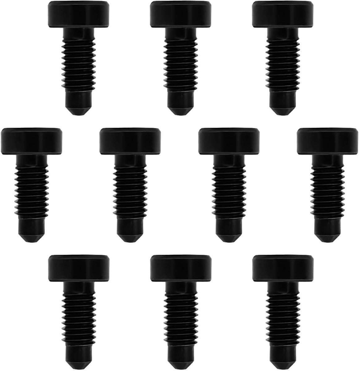 Dailygoods - Dailygoody - Cilinderkop Schroeven - 10 Stuks - Hoogwaardige kwaliteit - Metrisch - Geschikt voor diverse voertuigen - Ideaal voor VW en Seat - Geschi...