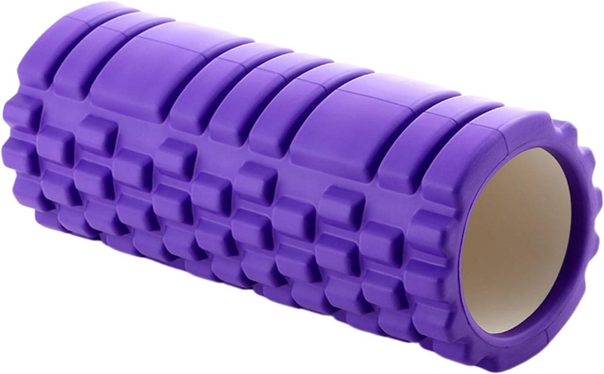Schuimmassagerol - Spierherstelrol - Diepe weefselmassage - Hoge dichtheid - 33 cm - Zwart