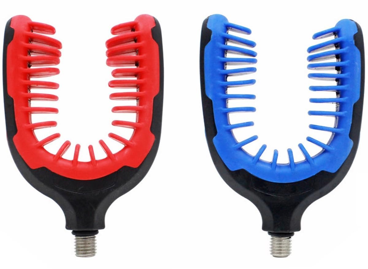Innovra - Dailygoods - Dailygoody - U-Vormige Visstoksteunen - 2 Stuks - Universele Rod Holders - Karpers - Stevige steun - Visaccessoires - Geschikt voor vissers - Kleur zw