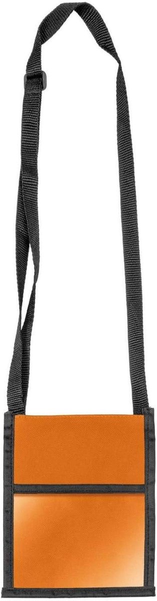Borstzak - Documentenhouder - Veilig opbergen - RFID bescherming - 175 x 135 cm - Oranje
