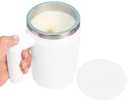 Automatische Roerbeker - Mix Mok - Dranken Mengen - Magnetische Technologie - 380 ml - Wit
