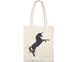 Urban Backwoods Unicorn Silhouette Shopping Bag Shoulder Bag Shopping Bag
