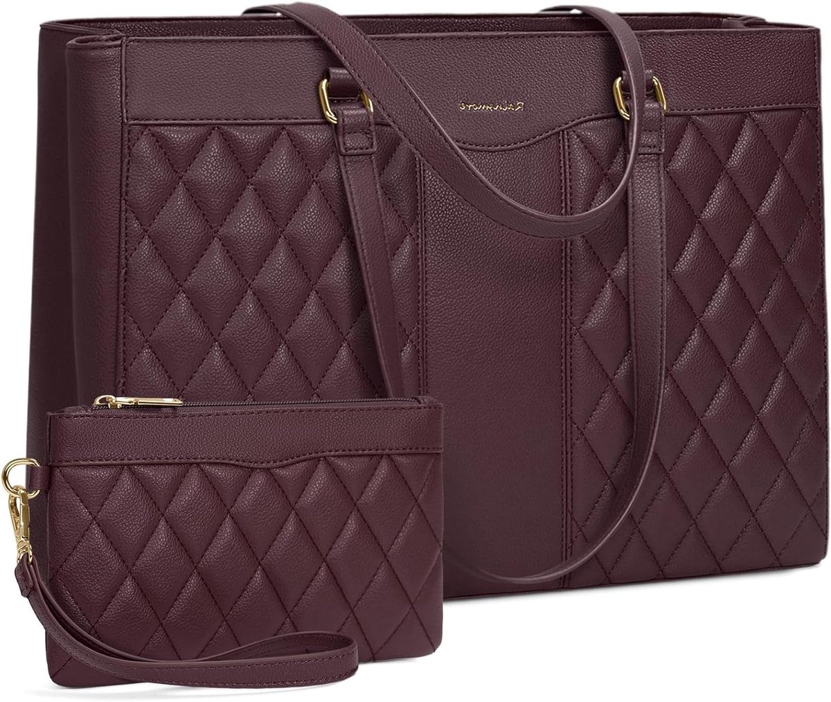 Aktetas - Laptoptas dames - Zakelijk transport - Ruim interieur - 42 cm breed - Zwart
