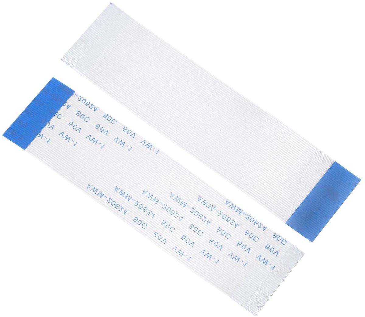 Platte Kabel - Lintkabel FFC - Elektronica Reparatie - Type B Versterkt - 40 Pins 80mm - Blauw