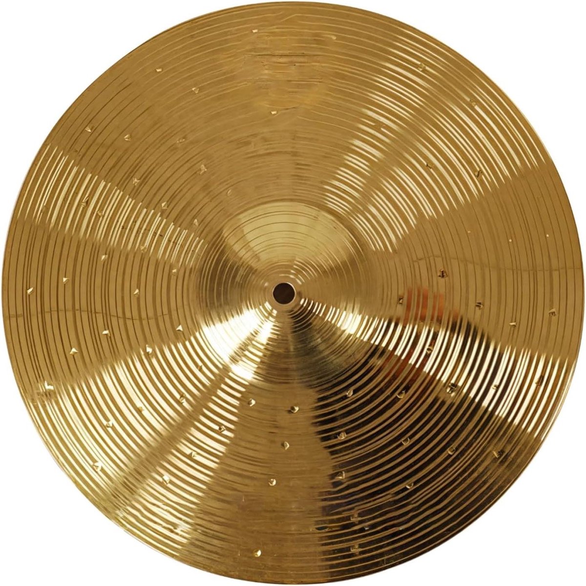 Crash Bekken - Drum Accessoire - Muziek Maken - Roestvrij Staal - 35 cm - Goud