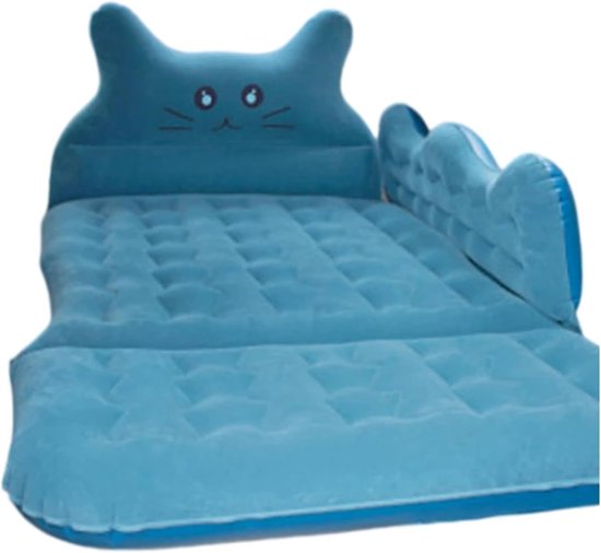 Luchtmatras Auto - Reisbed Kinderen - Comfortabel Slapen - Opvouwbaar Ontwerp - 170x80cm - Beige — afbeelding 4