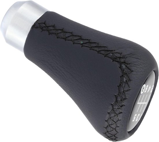 Universele 6-Speed Versnellingspookknop PU Leer voor Handgeschakelde Auto en Voertuigen van universele — afbeelding 3