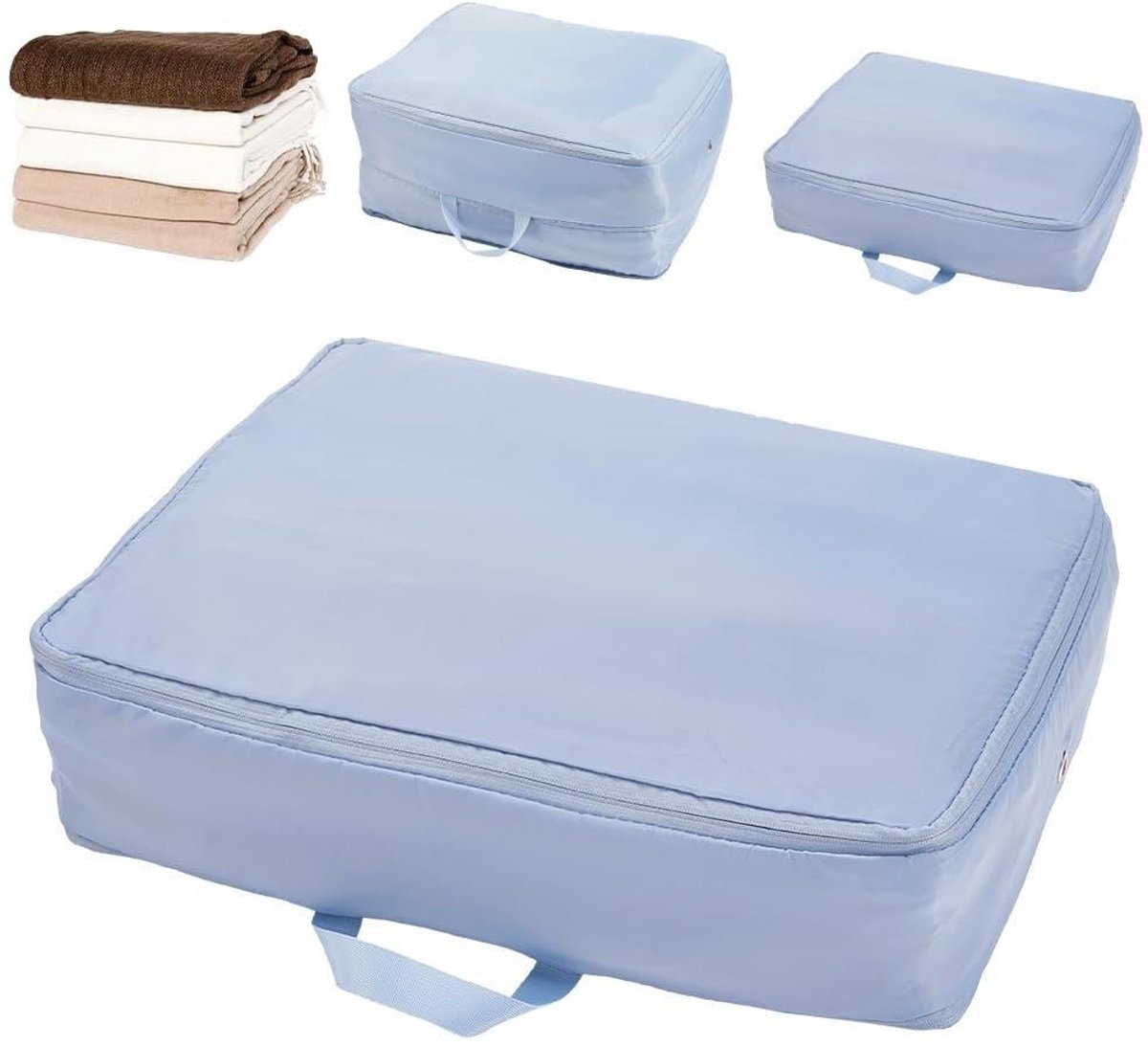 Dailygoods - Zelfcompressie Organizer Tas voor Dekbedden en Kleding