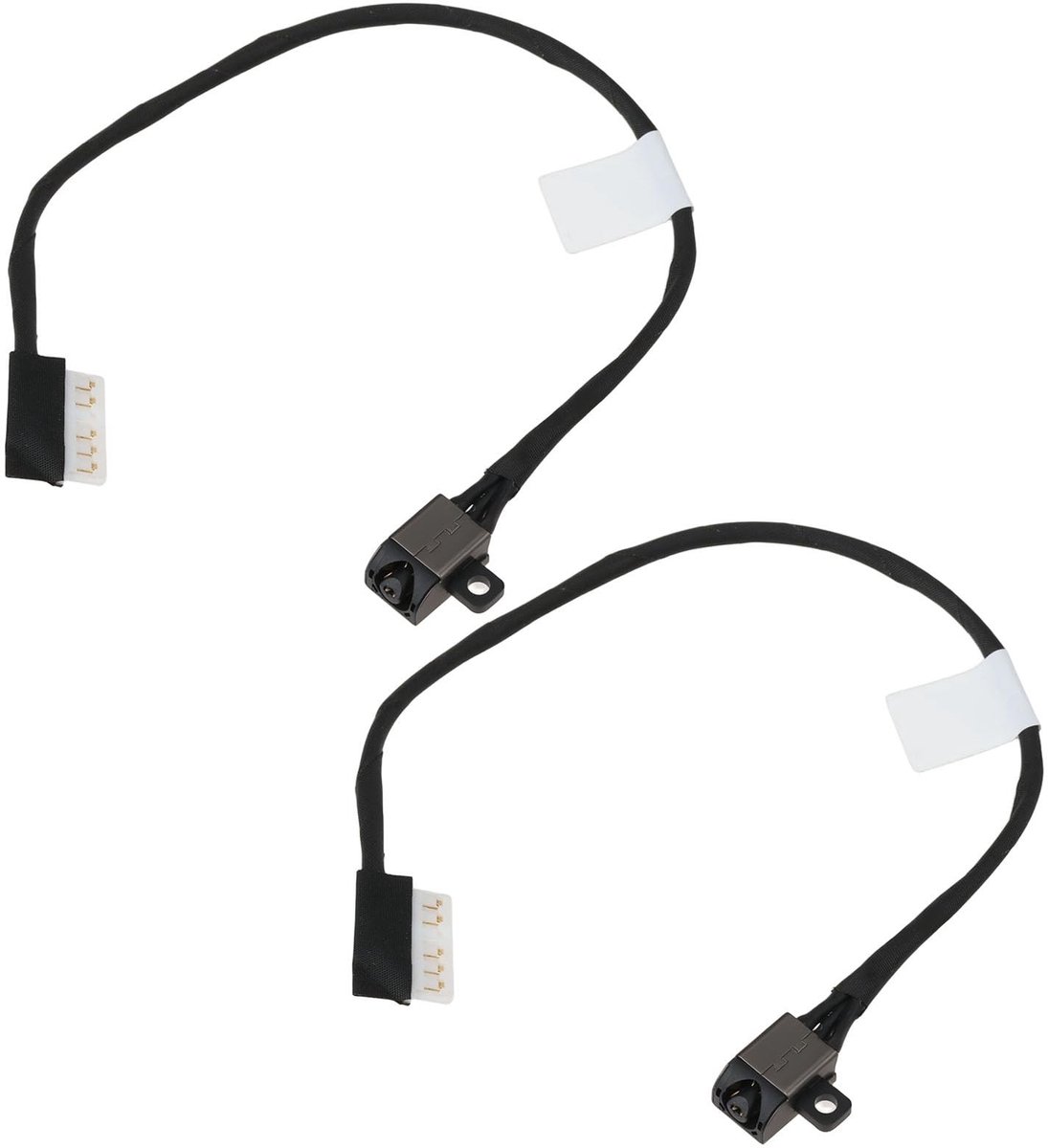 Dailygoods - 2 Stks DC Jack Power Oplaadkabel Compatibel met Dell Laptops