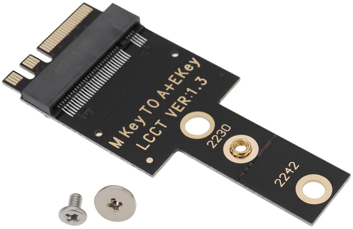 Dailygoods - M.2 A+E Sleutel naar 2230 NVMe Adapter voor Laptop en Mini-PC