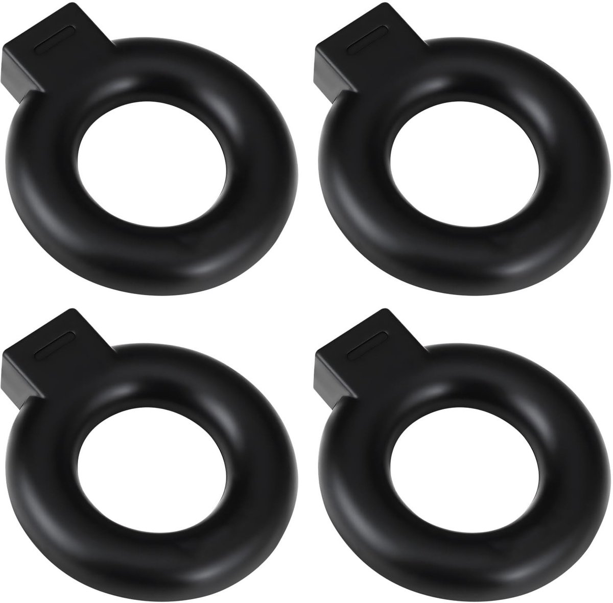 Dailygoods - Set van 4 Rubber Uitlaathangers voor Diverse Volkswagen Modellen