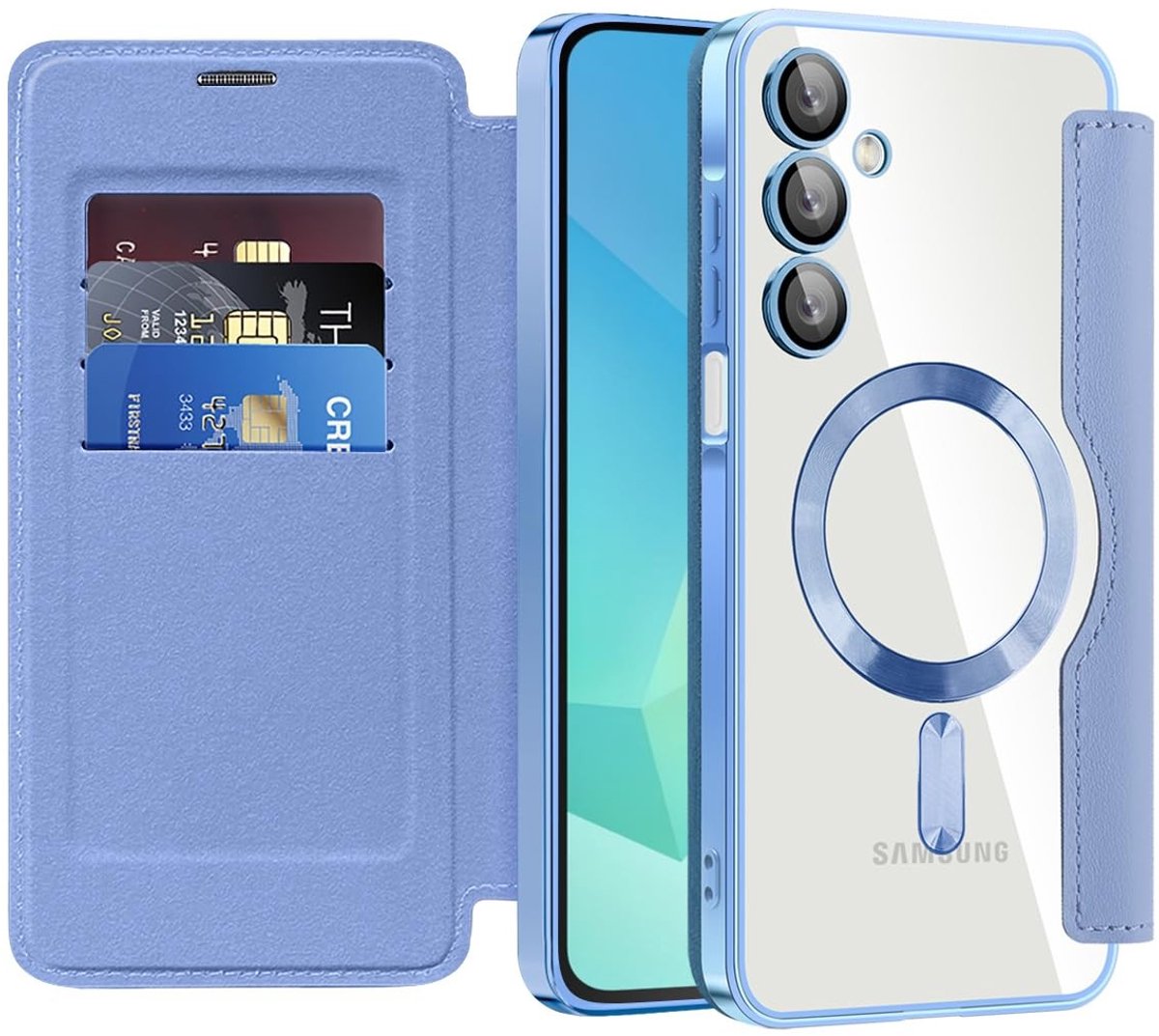 Dailygoods - Telefoonhoesje met RFID-vergrendeling voor Samsung Galaxy A17 5G
