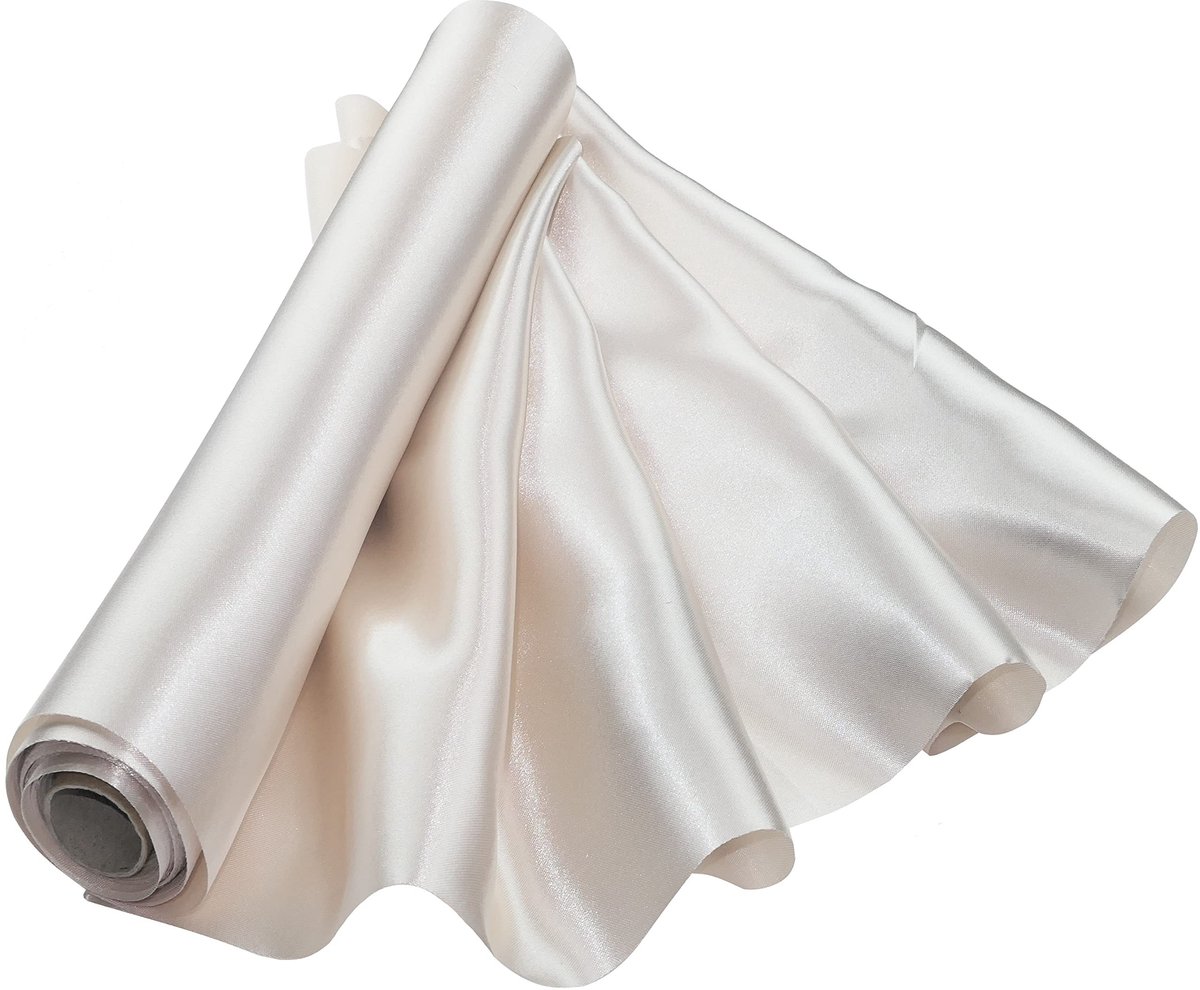 Dailygoods - Satijnen Tafelloper 36 cm x 8,5 Meter voor Creatieve Projecten