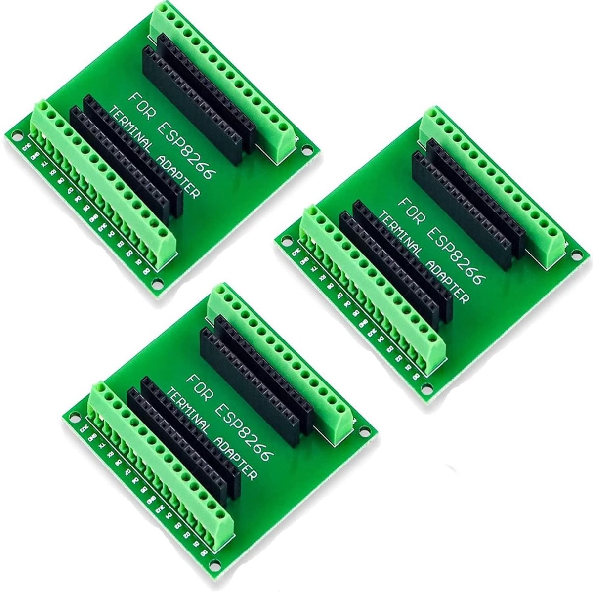 Dailygoods - Set van 3 ESP32S Breakout Boards voor 30PIN Versie