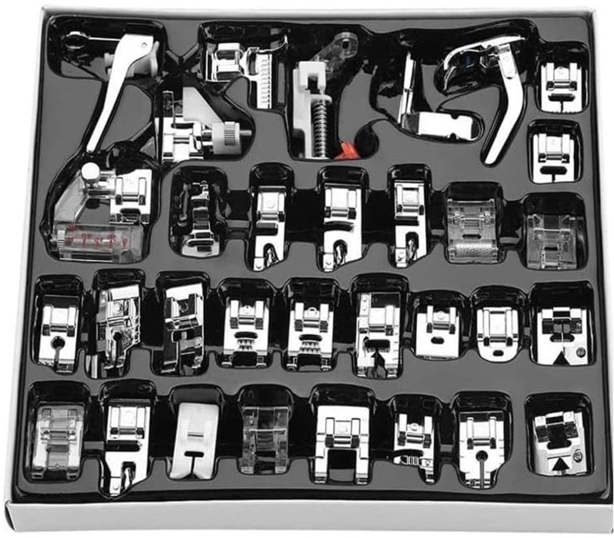 Dailygoods - Multifunctionele Naaimachine Persvoetenset met 32 Stuks