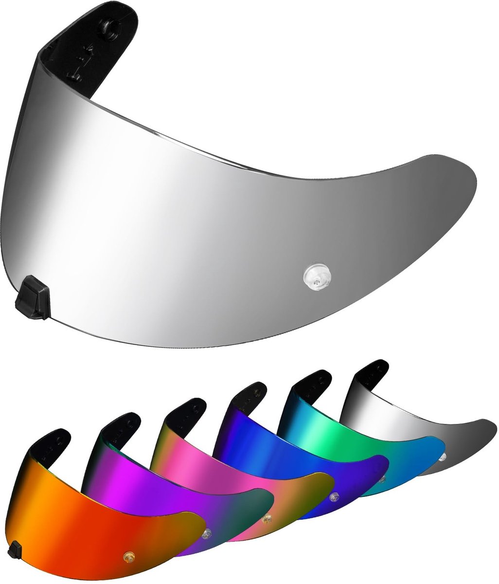 Dailygoods - Helmvizier voor Motorfietsen met UV-bescherming en Vervangingsaccessoires