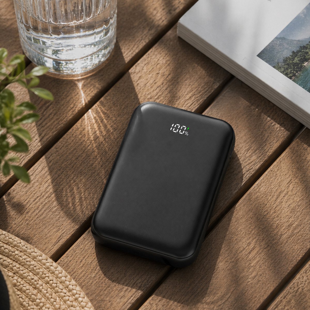 Musthavz Slim2 Powerbank 5.000 mAh – Zwart – 20W Snelladen – Compacte Portable Charger – foto 4