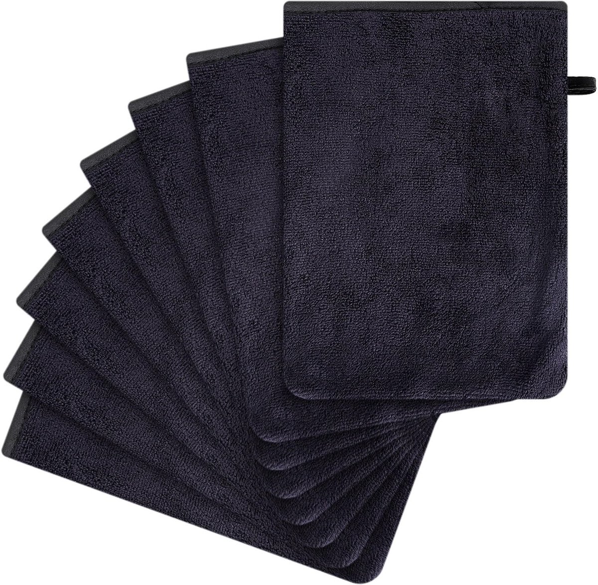 Dailygoods - Set van 6 Duurzame Microvezel Badhandschoenen