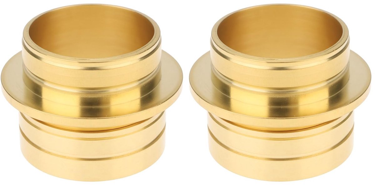 Dailygoods - 2 Stuks 25Mm Messing Woodturners Schroefdraad Insert
