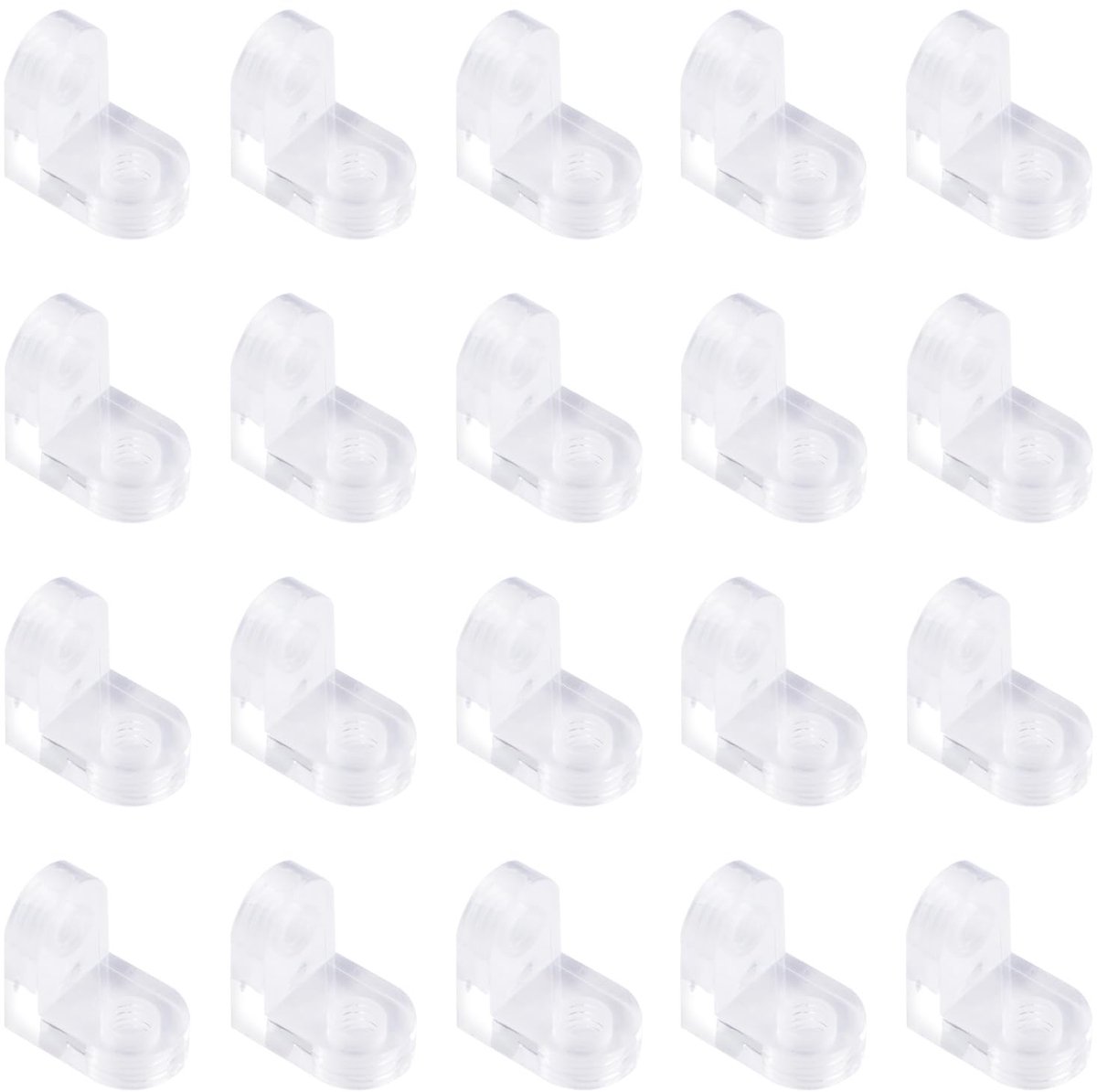 Dailygoods - 20 Stuks Acryl Hoekbeugels voor DIY Projecten