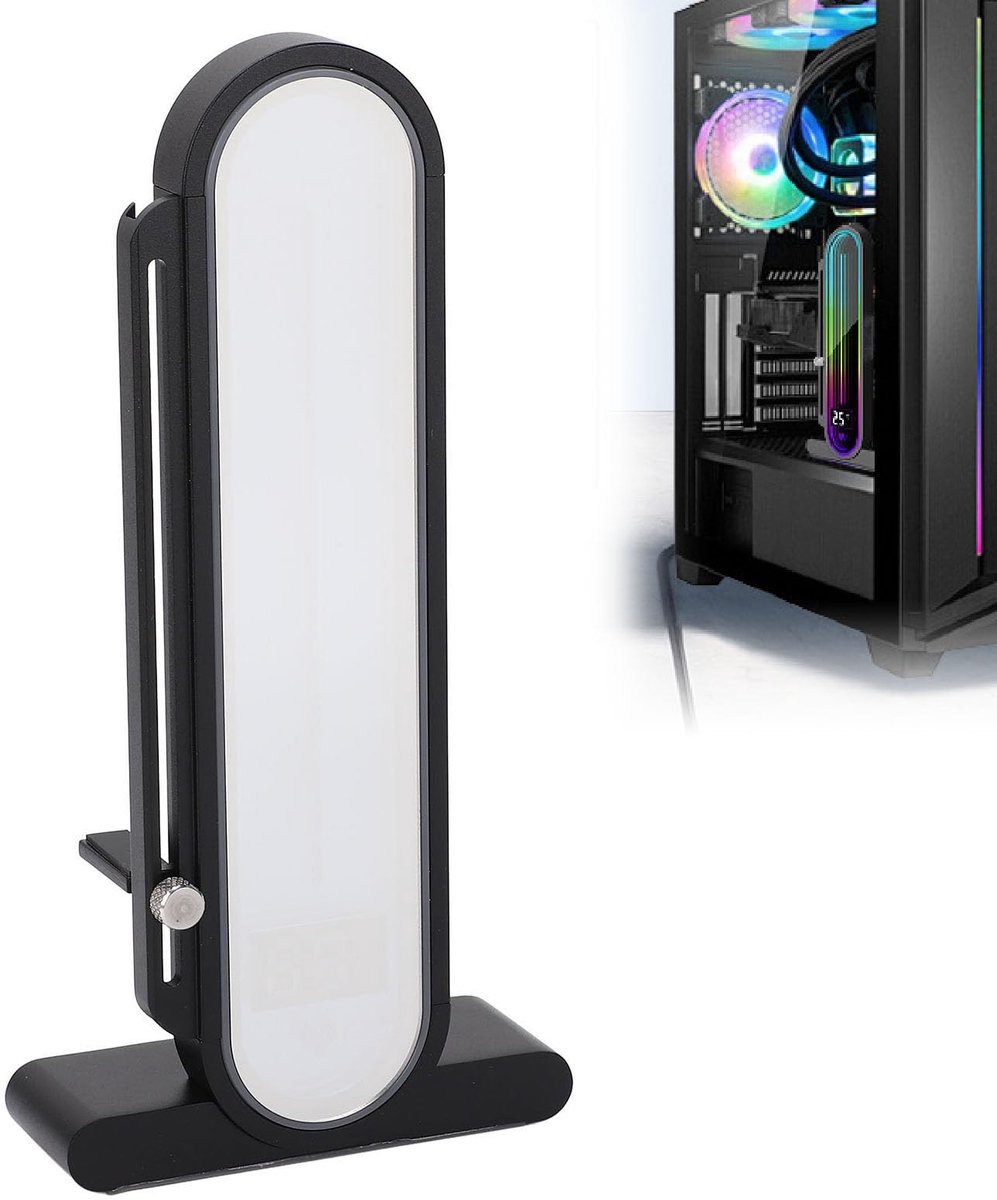 Dailygoods - In Hoogte Verstelbare RGB GPU-standaard met Temperatuurweergave